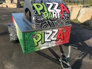Wood Fired Pizza Oven Portable 8 ft Trailer